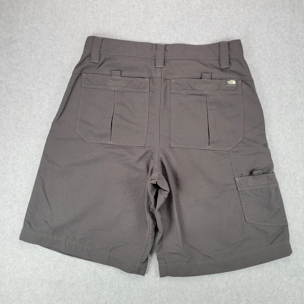 The North Face Hiking Shorts Mens 32 Gray Nylon Cargo Utility AXEZ T325/T725
